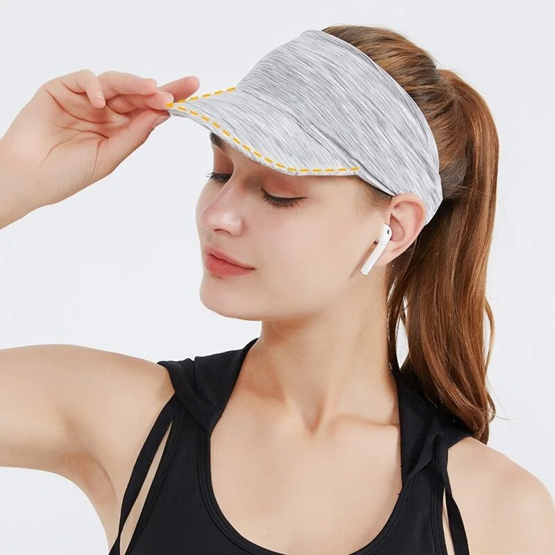 Moda Proljeće Ljeto Ženska prazna majica Pletena kapa za sunčanje s obodom Sportovi na otvorenom Jahanje Vožnja Fitnes Krema za sunčanje Bejzbol kapa Poklon