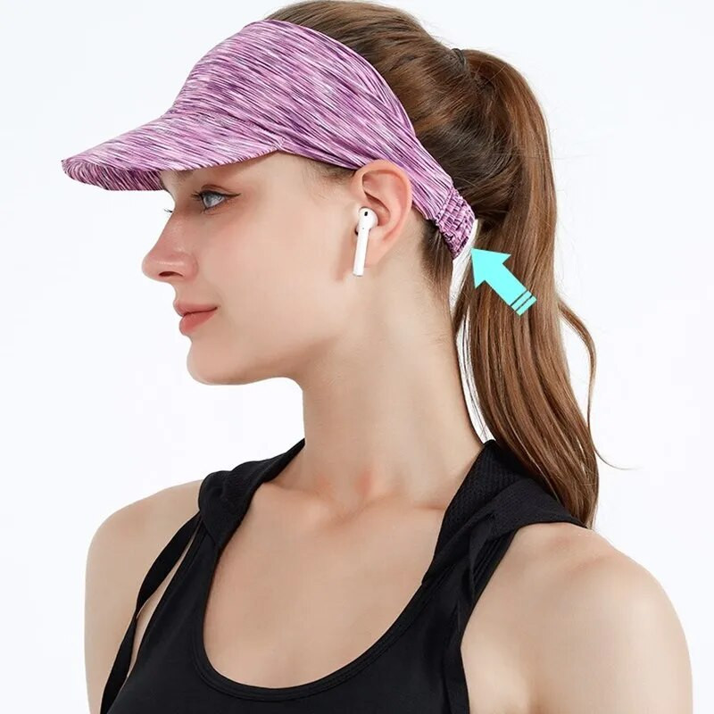 Moda Proljeće Ljeto Ženska prazna majica Pletena kapa za sunčanje s obodom Sportovi na otvorenom Jahanje Vožnja Fitnes Krema za sunčanje Bejzbol kapa Poklon