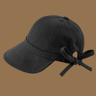 Ljeto Proljeće Ženski šešir s mašnicom Ležerna pamučna jednobojna panama kapa Štitnik za plažu na otvorenom Šeširi za sunčanje Ženska djevojka Ribarska kapa