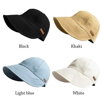 Сгъваема шапка за слънце с широка периферия, регулируеми шапки за мъже, жени, плажни шапки, летни бързосъхнещи козирки, рибарска шапка