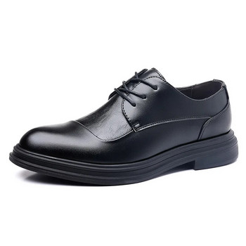Най-новите италиански мъжки обувки Оксфорд, луксозни лачени сватбени обувки с остри рокли Класически дербита, голям размер 47 Zapatos Hombre