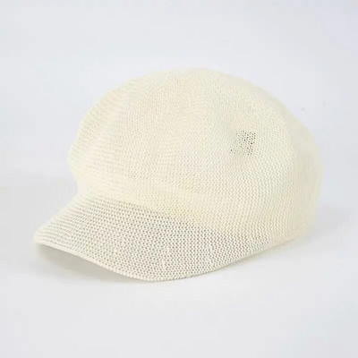 Proljeće i ljeto Osmerokutni šešir slamnati šešir šešir s pačjim jezikom za plažu slikarski šešir ženski suncobran tanka beretka 모자 gorras para mujer kepka