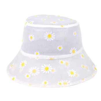 Καπέλο Daisy Bucket Διαφανές Παναμά Γυναικεία Δαντέλα Δαντέλα Λουλούδι Καπέλα ταξιδιού Μόδα Άνοιξη Καλοκαίρι Καπέλο Κυρ 2021 ΝΕΟ