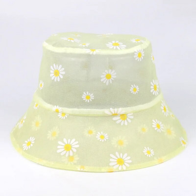 Prozirni šešir s tratinčicama, panama, ženske mrežaste, čipkane, cvjetne, šešire za plažu, putne šešire, modne proljeće, ljeto, sunčane kape 2021. NOVO