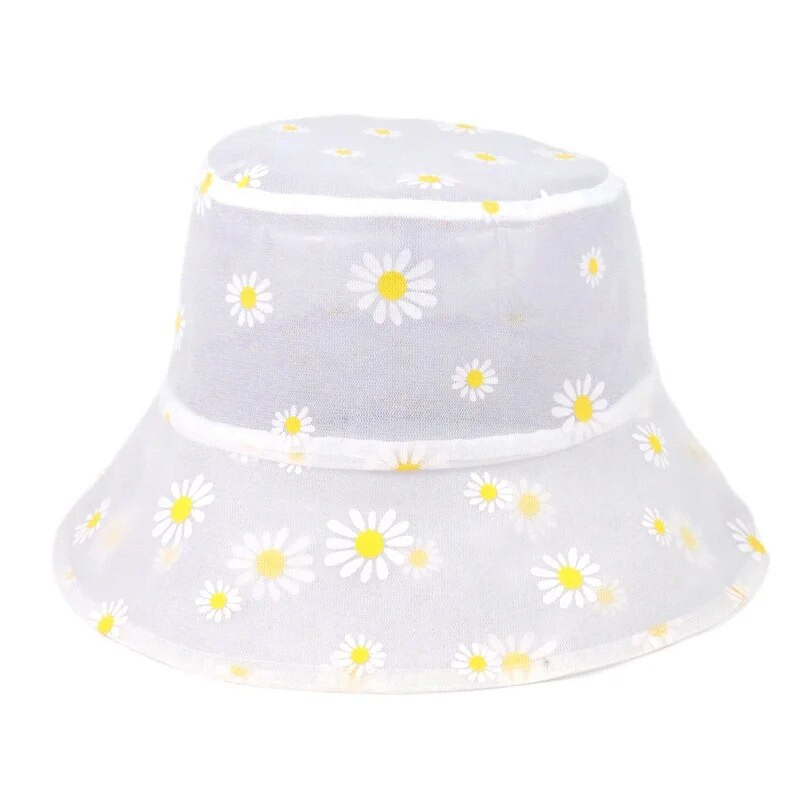 Prozirni šešir s tratinčicama, panama, ženske mrežaste, čipkane, cvjetne, šešire za plažu, putne šešire, modne proljeće, ljeto, sunčane kape 2021. NOVO