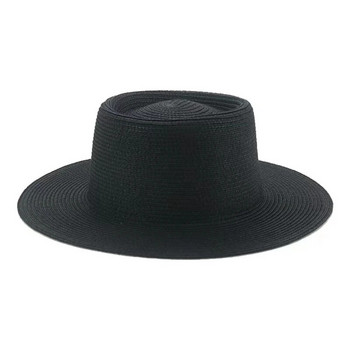 νέο ανδρικό και γυναικείο ψάθινο καπέλο χτύπημα επάνω καπέλο ηλίου γυναικεία αλυσίδα ακρυλικά αξεσουάρ καπέλο ηλίου ψάθινο καπέλο εξωτερικού χώρου αντηλιακό καπέλο παραλίας