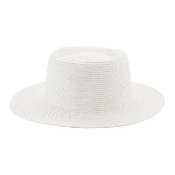 нови Мъже и жени СЛАМЕНА ШАПКА bump top шапка за слънце дамска верига акрилни аксесоари шапка за слънце външна сламена шапка слънцезащитна плажна шапка
