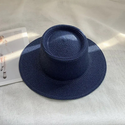 novi muški i ženski šešir od slame šešir od sunca ženski lanac akrilni dodaci šešir za sunčanje na otvorenom slamnati šešir šešir za plažu za zaštitu od sunca