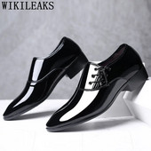 Svečane cipele Muške Oxford lakirane muške svečane cipele Poslovne cipele Muške Oxford kožne Zapatos De Hombre De Vestir Formal
