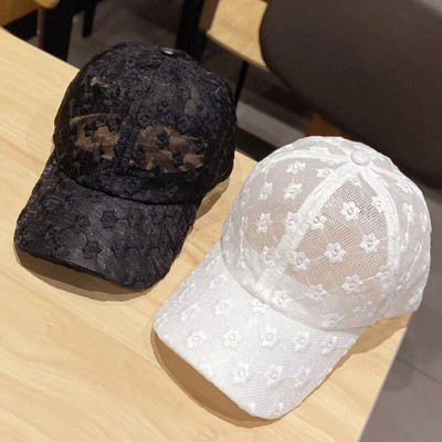 Suvine pitsist lilledega müts hingav pesapallimüts naistele võrgust tüdrukutele Snapback hip-hopi moed naiste mütsid