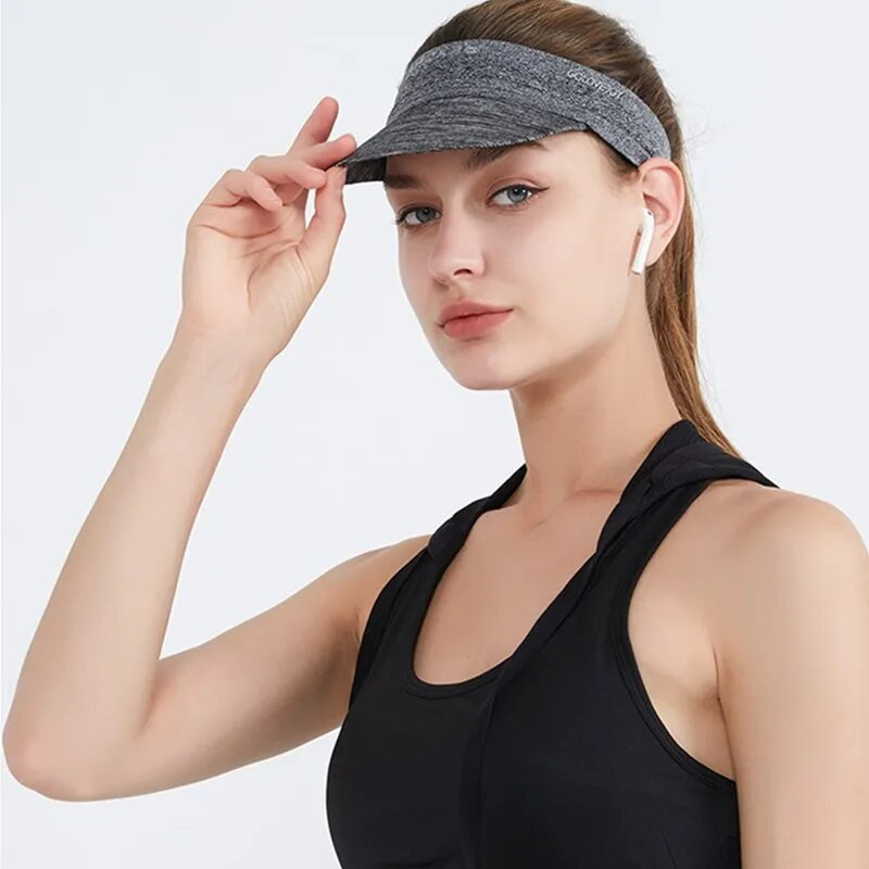 Moda za žene proljeće ljeto prazan gornji dio pleteni šešir s obodom za sunčanje sportovi na otvorenom jahanje putovanja fitness krema za sunčanje bejzbol kapa