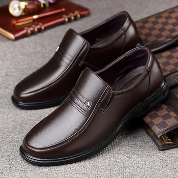 Χειροποίητα Ανδρικά Παπούτσια Loafers Slip On Business Casual Παπούτσια Classic μαλακό δέρμα Hombre Breathable Ανδρικά παπούτσια Flat