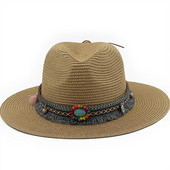 56-58-60cm Modni panama šeširi za žene Muškarci Jazz Fedora šeširi za hlađenje Ljetni prozračni elegantni ženski šeširi za zabavu na veliko