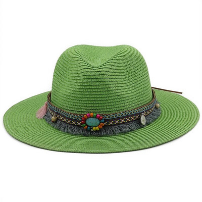 56-58-60cm Modni panama šeširi za žene Muškarci Jazz Fedora šeširi za hlađenje Ljetni prozračni elegantni ženski šeširi za zabavu na veliko