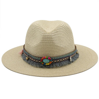 56-58-60cm Modni panama šeširi za žene Muškarci Jazz Fedora šeširi za hlađenje Ljetni prozračni elegantni ženski šeširi za zabavu na veliko