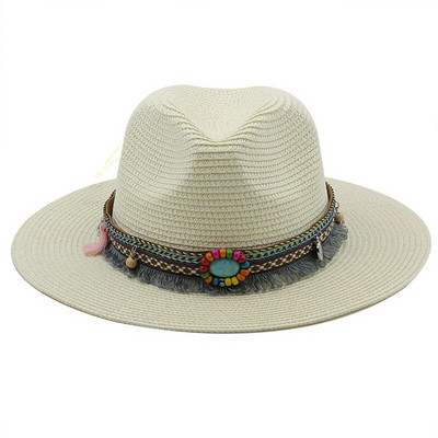 56-58-60cm Modni panama šeširi za žene Muškarci Jazz Fedora šeširi za hlađenje Ljetni prozračni elegantni ženski šeširi za zabavu na veliko