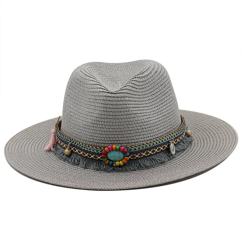 56-58-60cm Modni panama šeširi za žene Muškarci Jazz Fedora šeširi za hlađenje Ljetni prozračni elegantni ženski šeširi za zabavu na veliko