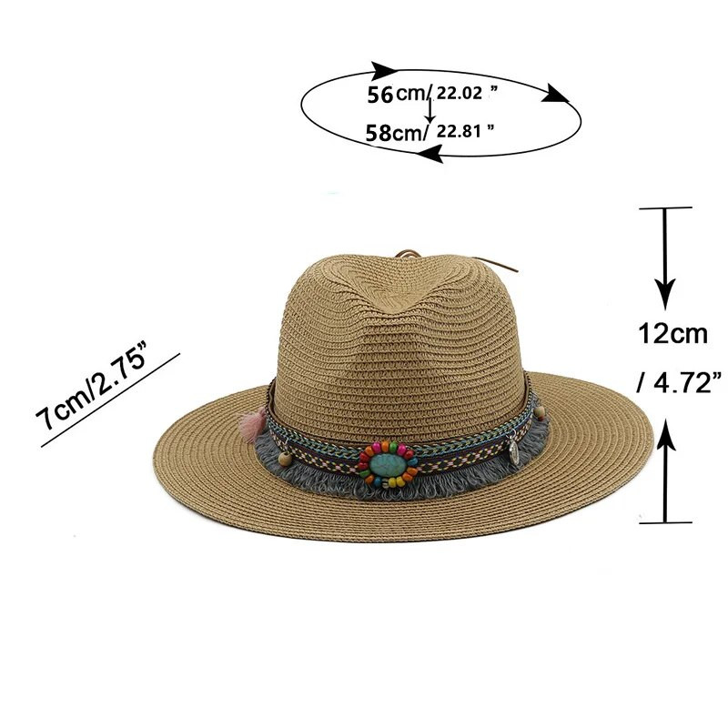 56-58-60cm Modni panama šeširi za žene Muškarci Jazz Fedora šeširi za hlađenje Ljetni prozračni elegantni ženski šeširi za zabavu na veliko