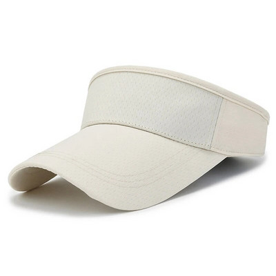 Pălării de soare cu aer cu uscare rapidă de vară pentru femei bărbați Vizor reglabil cu protecție UV Top gol sport tenis golf alergare șapcă de protecție solară