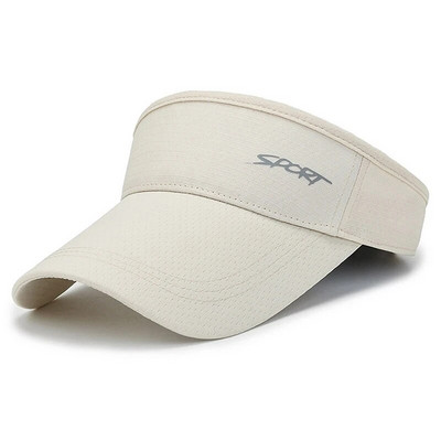 Pălării de soare cu aer cu uscare rapidă de vară pentru femei bărbați Vizor reglabil cu protecție UV Top gol sport tenis golf alergare șapcă de protecție solară