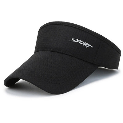 Pălării de soare cu aer cu uscare rapidă de vară pentru femei bărbați Vizor reglabil cu protecție UV Top gol sport tenis golf alergare șapcă de protecție solară