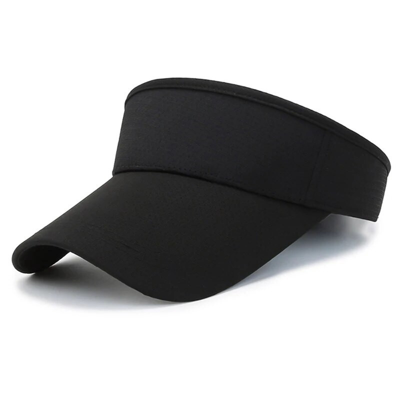 Pălării de soare cu aer cu uscare rapidă de vară pentru femei bărbați Vizor reglabil cu protecție UV Top gol sport tenis golf alergare șapcă de protecție solară