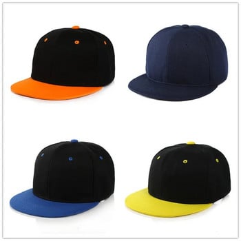 Νέα ανδρικά καπέλα snapback casual με επίπεδη γείσο Γυναικείες Στερεά κενά χιπ χοπ χορευτικά αθλητικά καπέλα φορτηγού Καπέλα αναψυχής gorros