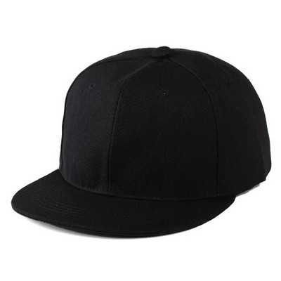 Novi muški ležerni šeširi s ravnim obodom Ženski jednobojni prazni hip hop plesne sportske kape za kamiondžije Šeširi za slobodno vrijeme gorros
