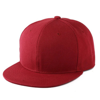 Novi muški ležerni šeširi s ravnim obodom Ženski jednobojni prazni hip hop plesne sportske kape za kamiondžije Šeširi za slobodno vrijeme gorros