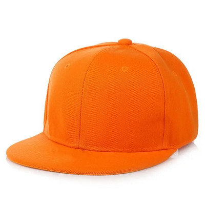 Novi muški ležerni šeširi s ravnim obodom Ženski jednobojni prazni hip hop plesne sportske kape za kamiondžije Šeširi za slobodno vrijeme gorros