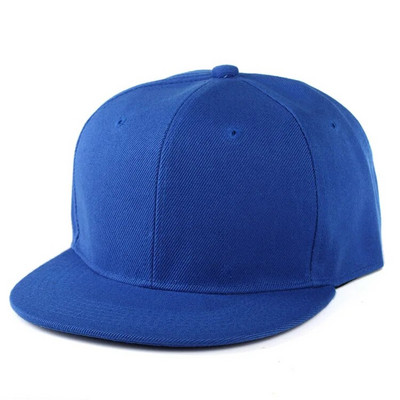 Novi muški ležerni šeširi s ravnim obodom Ženski jednobojni prazni hip hop plesne sportske kape za kamiondžije Šeširi za slobodno vrijeme gorros