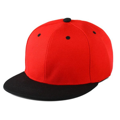 Novi muški ležerni šeširi s ravnim obodom Ženski jednobojni prazni hip hop plesne sportske kape za kamiondžije Šeširi za slobodno vrijeme gorros