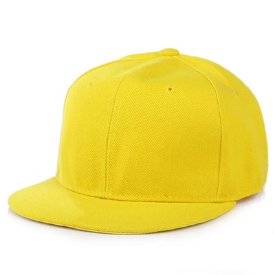 Novi muški ležerni šeširi s ravnim obodom Ženski jednobojni prazni hip hop plesne sportske kape za kamiondžije Šeširi za slobodno vrijeme gorros