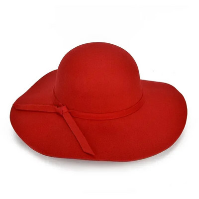 Szülő-gyerek Vintage Bucket Napsapka nőknek Fedora Lady Gyapjúsapka Őszi Nyári Strand masszív női hajlékony sapka széles karimájú kupolasapkák