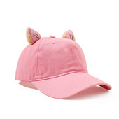 IL KEPS Ženska kapa za žene Kapa 3D slatka djevojka s ružičastim životinjskim ušima Ženska bejzbol kapa Šešir od sunca Top Kpop Snapback BQM335