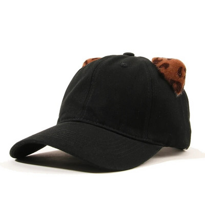 IL KEPS Ženska kapa za žene Kapa 3D slatka djevojka s ružičastim životinjskim ušima Ženska bejzbol kapa Šešir od sunca Top Kpop Snapback BQM335