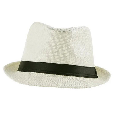 LNPBD Vruća uniseks ženska muška moda ljetna ležerna trendi plaža sunčana slama panama jazz šešir kaubojski fedora šešir gangsterska kapa