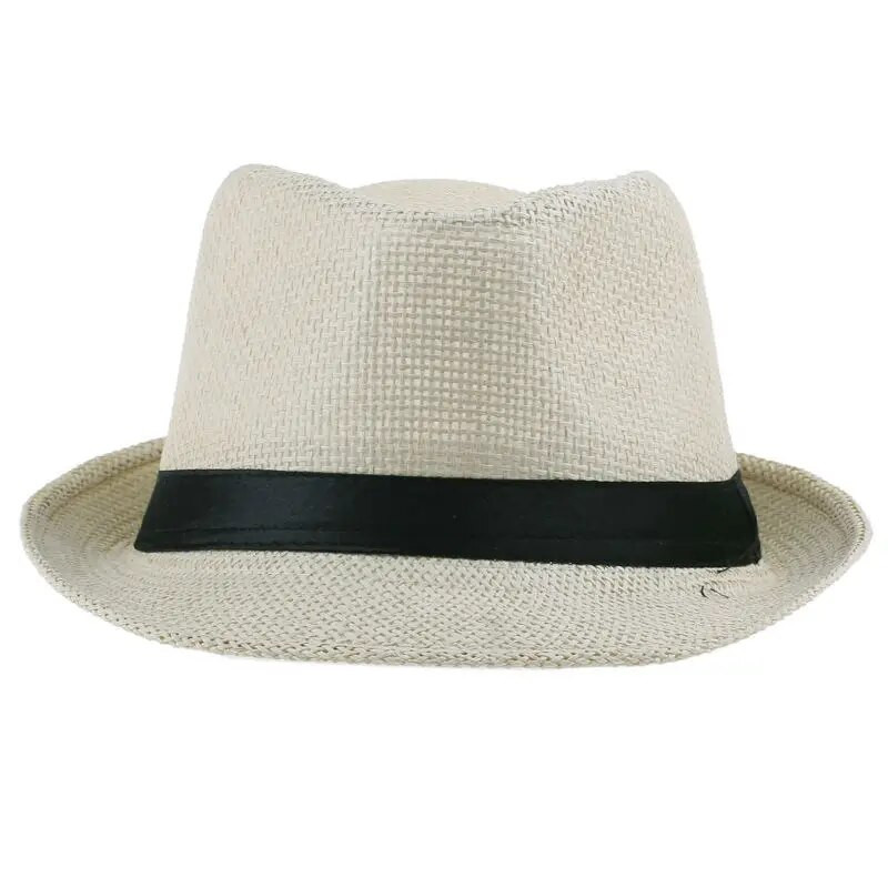 LNPBD Vruća uniseks ženska muška moda ljetna ležerna trendi plaža sunčana slama panama jazz šešir kaubojski fedora šešir gangsterska kapa
