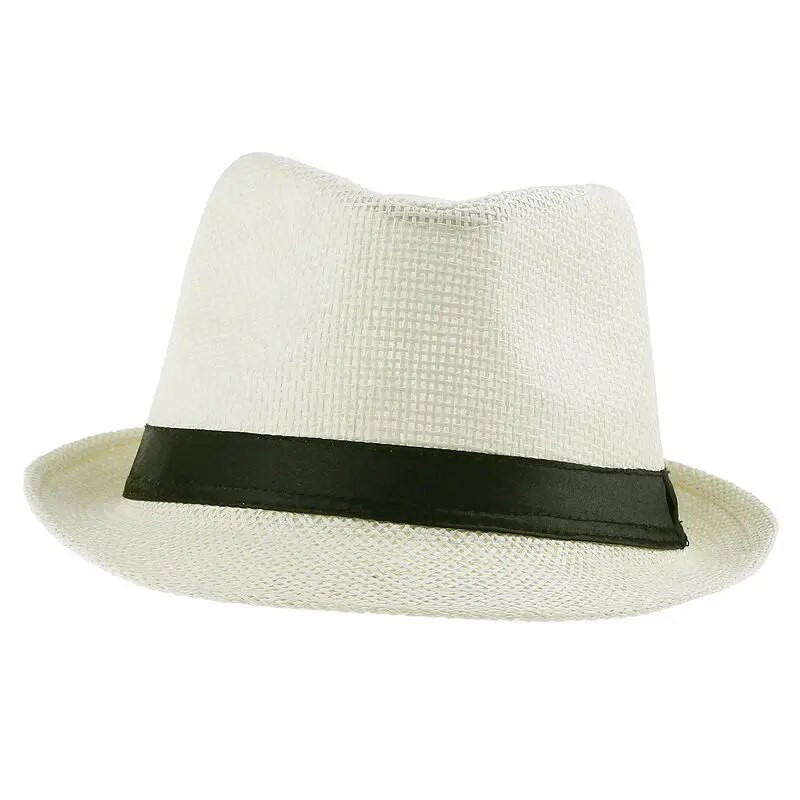 LNPBD Vruća uniseks ženska muška moda ljetna ležerna trendi plaža sunčana slama panama jazz šešir kaubojski fedora šešir gangsterska kapa