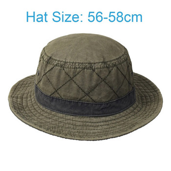Καλοκαιρινά καπέλα για άντρες Γυναικεία πλυμένα βαμβακερά καπέλο Panama καπέλο ψαρέματος Καπέλα κυνηγιού Αντιηλιακά Καπέλα εξωτερικού χώρου