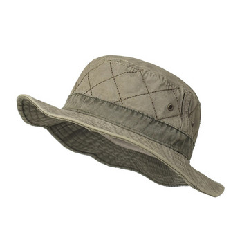 Летни шапки тип кофа за мъже, жени, изпрана памучна шапка с панама, шапка за риболов, лов, шапка, слънцезащитни шапки, шапка за слънце на открито