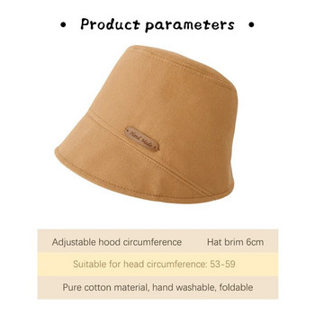 Сгъваема рибарска шапка Изпрани дънкови шапки тип кофа Унисекс модни боб шапки Хип-хоп Gorros Мъже Жени Панама шапка тип кофа