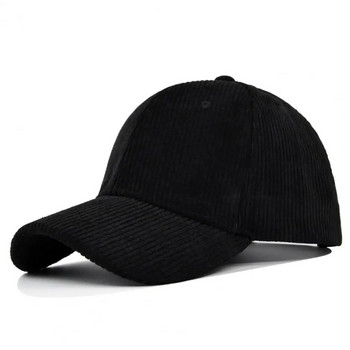 Καιρικά θερμικά καπέλα Κομψό unisex καπέλο μπέιζμπολ με ρυθμιζόμενη πόρπη, μακρύ κατσαρό χείλος, προστατευτικό καπέλο για αλογοουρά