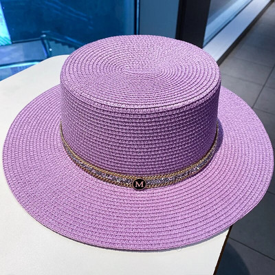 Ljetni PP crno-bijeli slamnati šešir Šešir za sunčanje Krema za sunčanje odmor na morskoj plaži s velikim obodom ljetni šešir za sunce Šešir za sunce