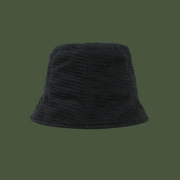 2023 Нова японска тънка плисирана рибарска шапка Дамска лятна Ins Слънцезащитна дамска шапка с кофа за свободното време Panama Gorros
