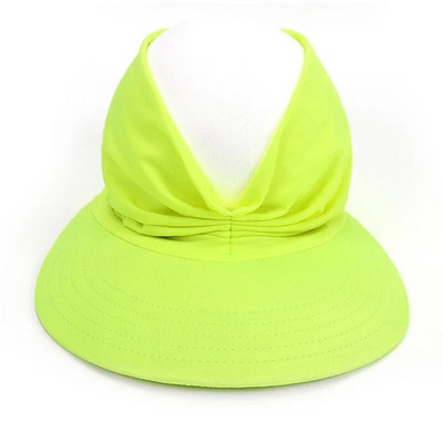 Ljetni šešir za sunčanje Fleksibilna kapa za odrasle za žene Anti-UV šešir sa šiltom širokog oboda Jednostavna za nošenje Putne kape Modni šeširi za zaštitu na plaži