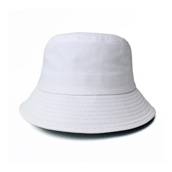 Νέα γυναικεία καπέλα από βαμβακερό κάδο Γυναικεία αντηλιακό φθινοπωρινό Panama Hat Lady Pure Color Sunbonnet Fedoras Καπέλο Ψαρά για εξωτερικούς χώρους Καπέλο παραλίας