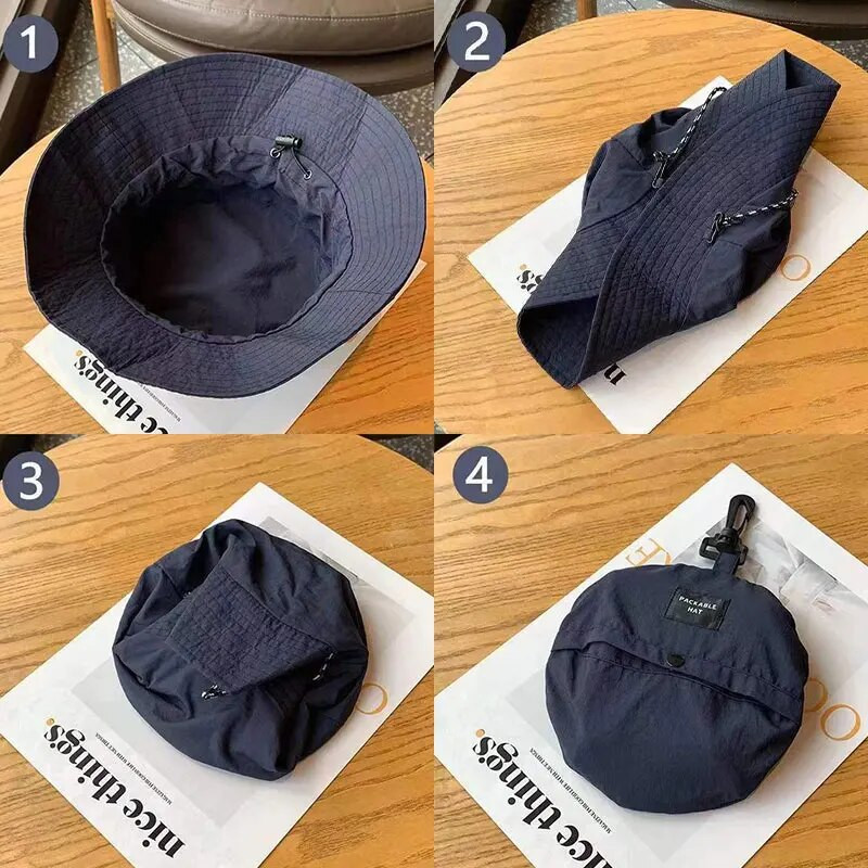 Vodootporni ribarski šešir novog stila Ženski ljetni šešir s UV zaštitom od sunca Kampiranje Planinarske kape Muški šešir Panama Bucket Outdoor