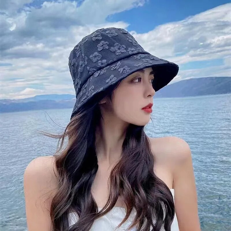 Panama ženski proljetni i ljetni šešir s ribarskim umivaonikom, moderan šešir za zaštitu od sunca na otvorenom, kapa H212