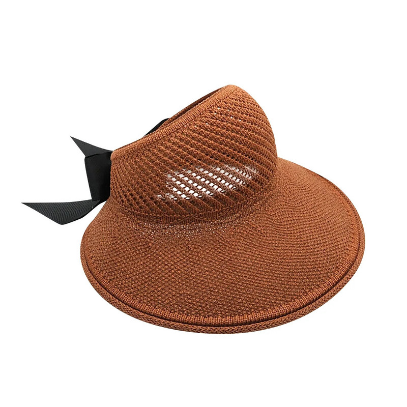 Összecsukható széles szalmakalapok napellenzők nőknek, 2024 Bow Beach Hat Nyári Chapeu Praia Női Kalap Sombrero Mujer Para El Sol